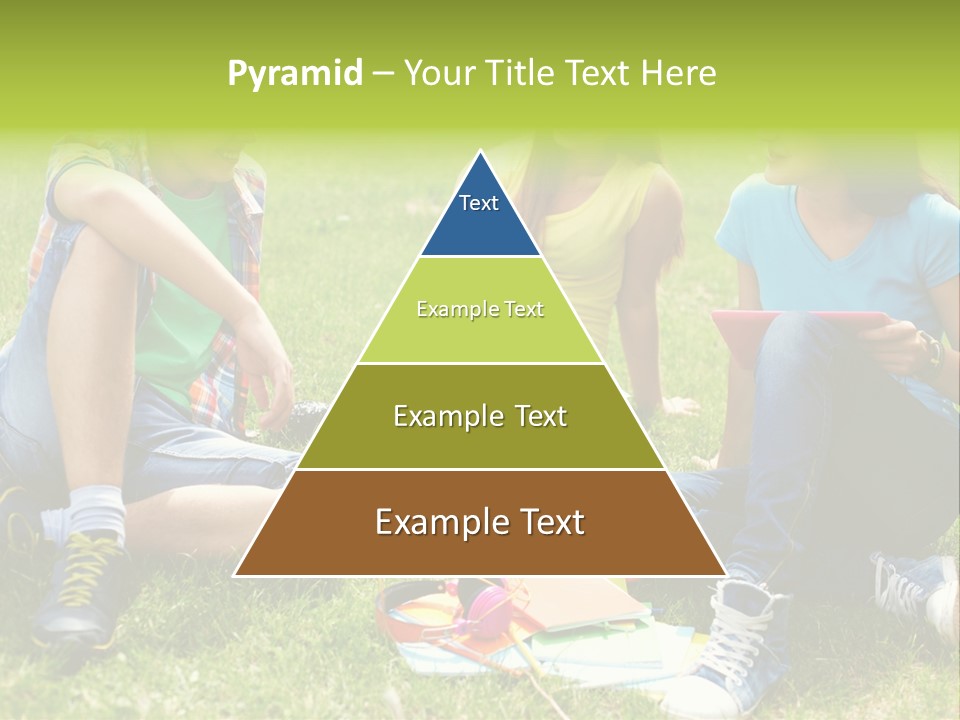 Modern Resting Pupils PowerPoint Template