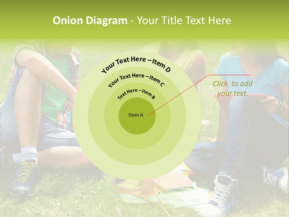 Modern Resting Pupils PowerPoint Template