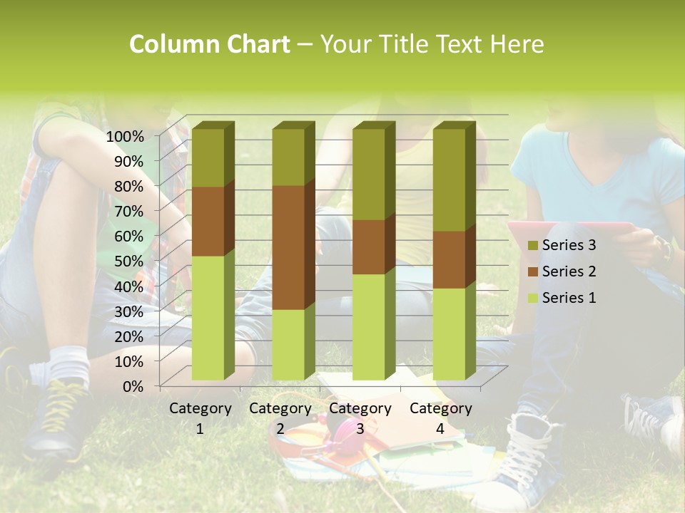 Modern Resting Pupils PowerPoint Template