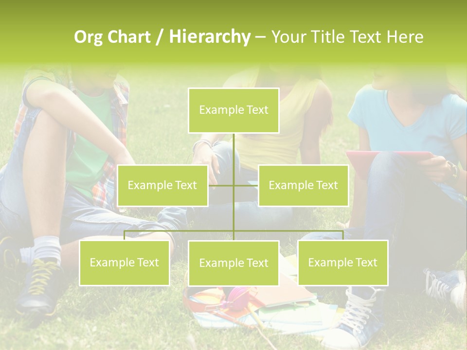 Modern Resting Pupils PowerPoint Template