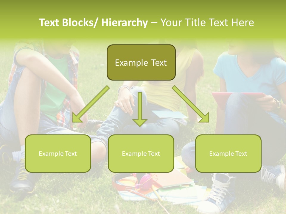 Modern Resting Pupils PowerPoint Template