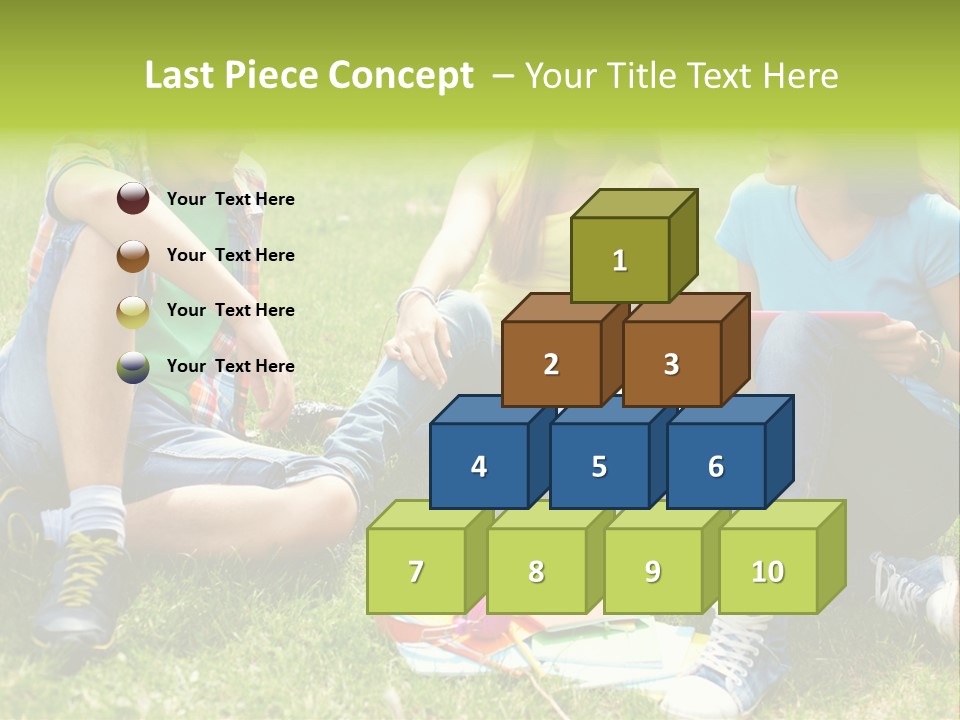 Modern Resting Pupils PowerPoint Template