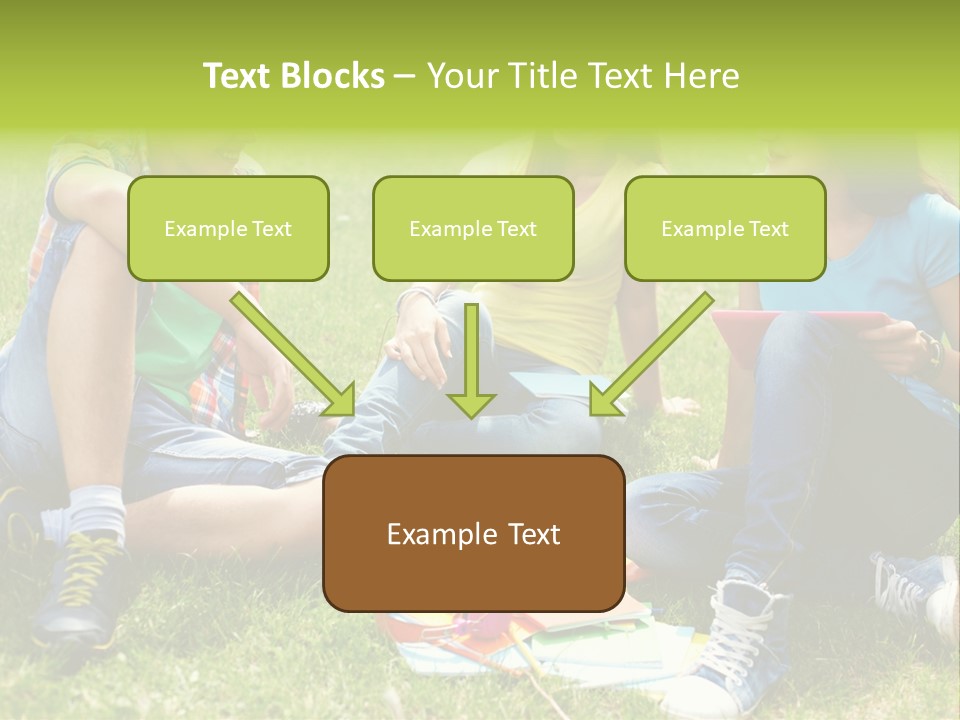 Modern Resting Pupils PowerPoint Template