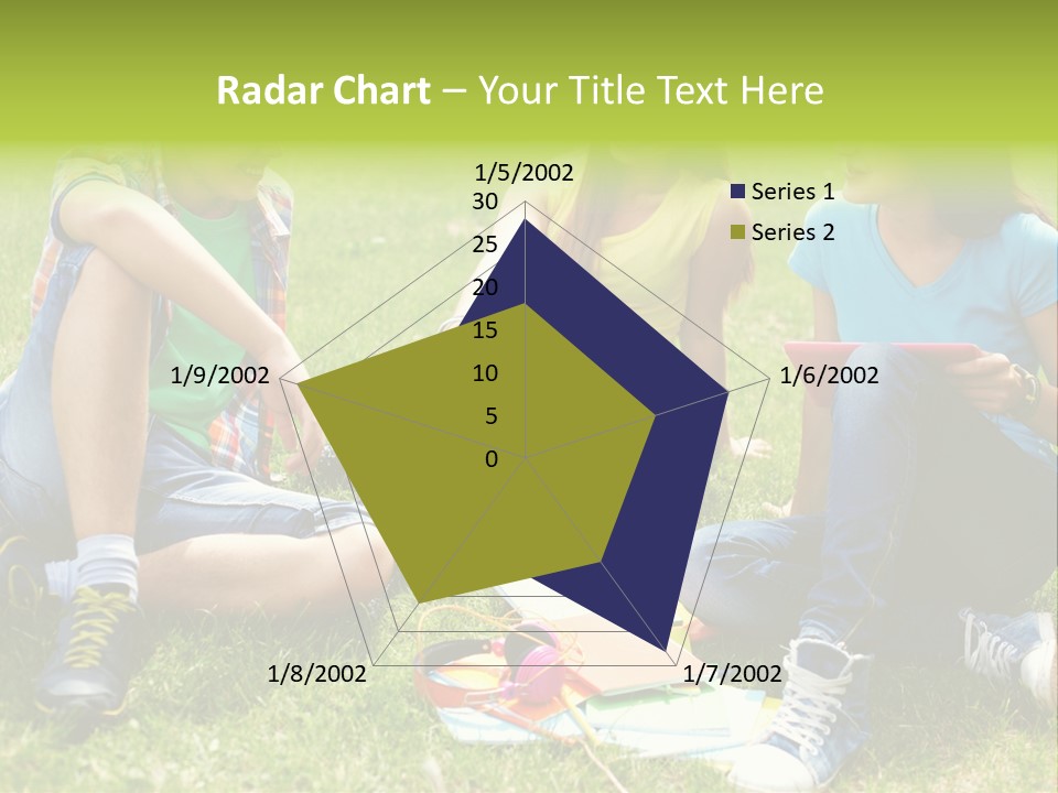 Modern Resting Pupils PowerPoint Template