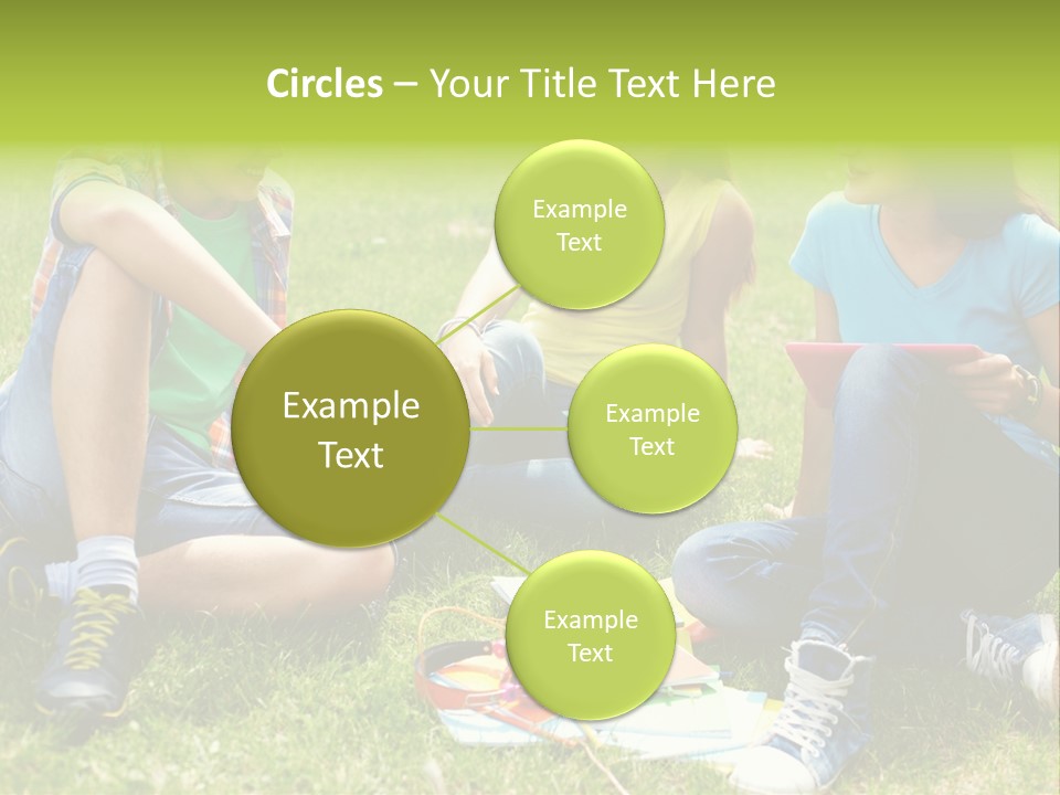 Modern Resting Pupils PowerPoint Template