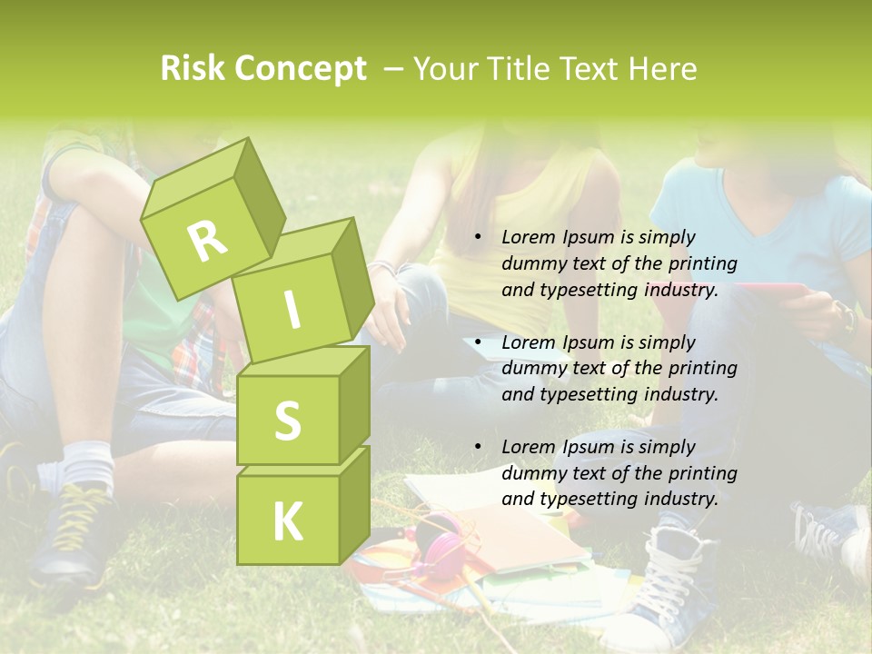 Modern Resting Pupils PowerPoint Template