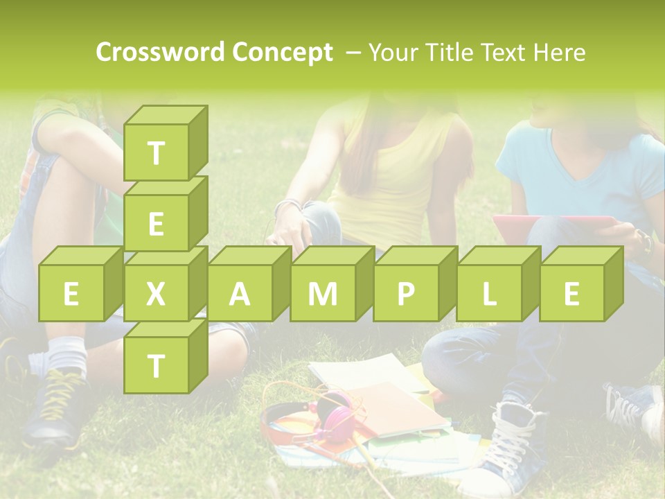 Modern Resting Pupils PowerPoint Template