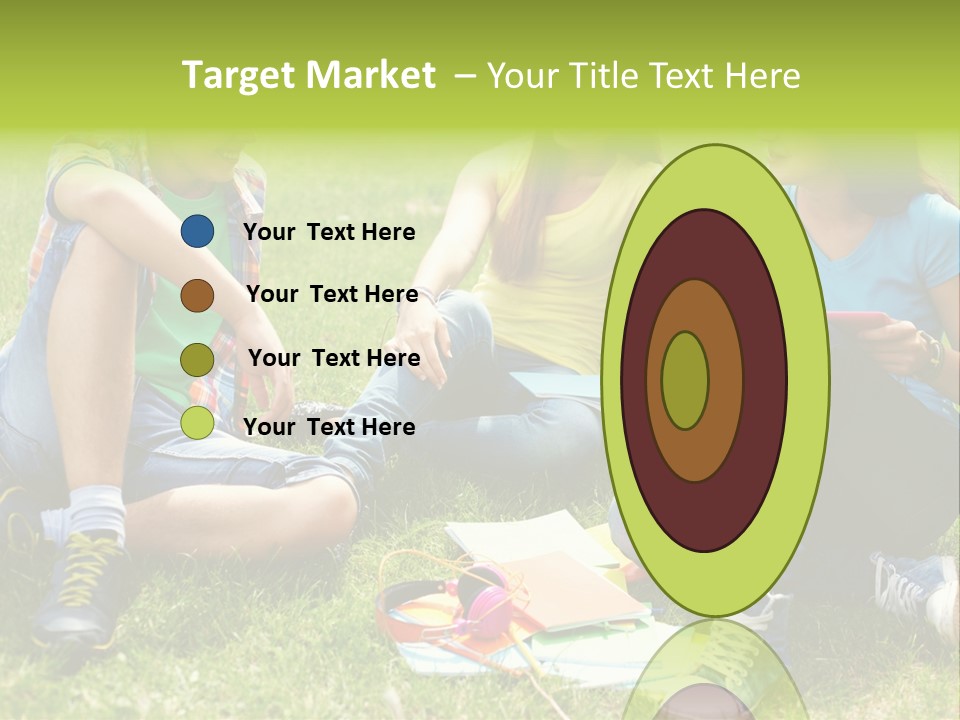 Modern Resting Pupils PowerPoint Template