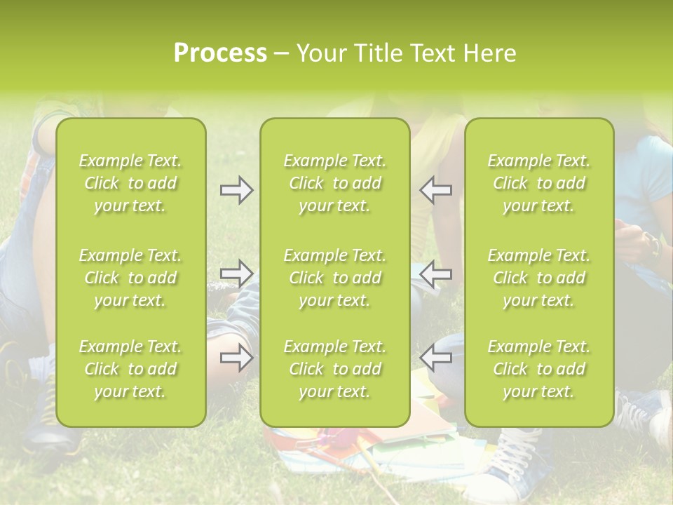 Modern Resting Pupils PowerPoint Template