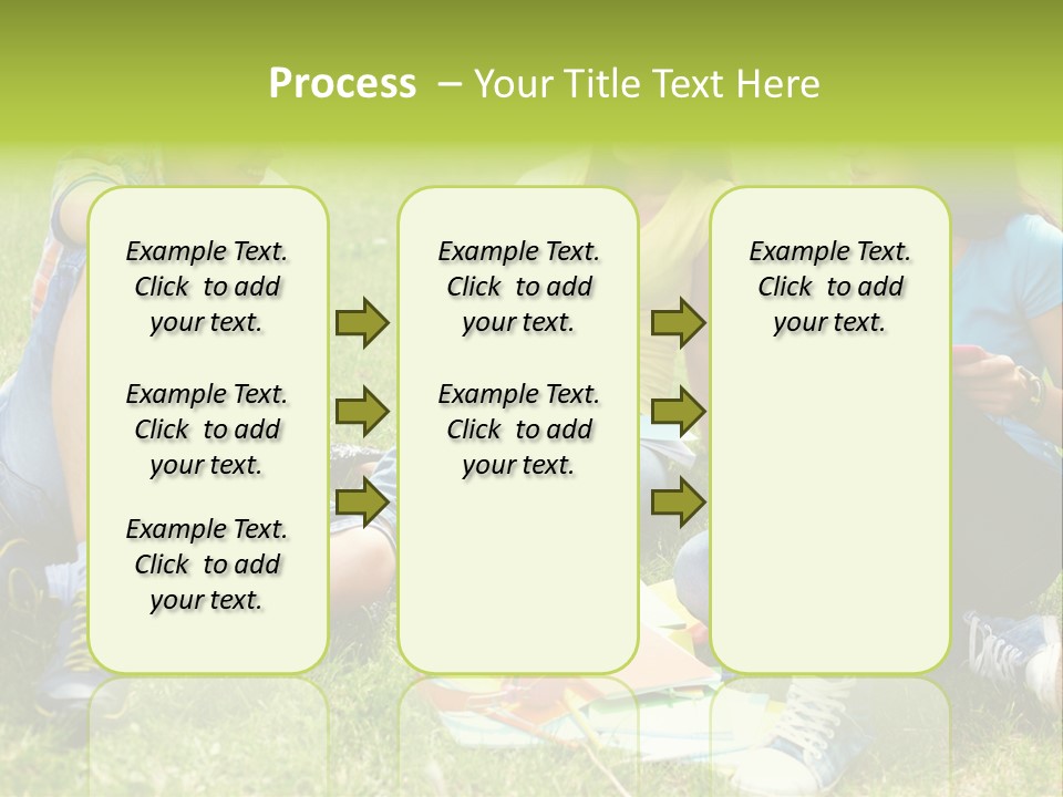 Modern Resting Pupils PowerPoint Template