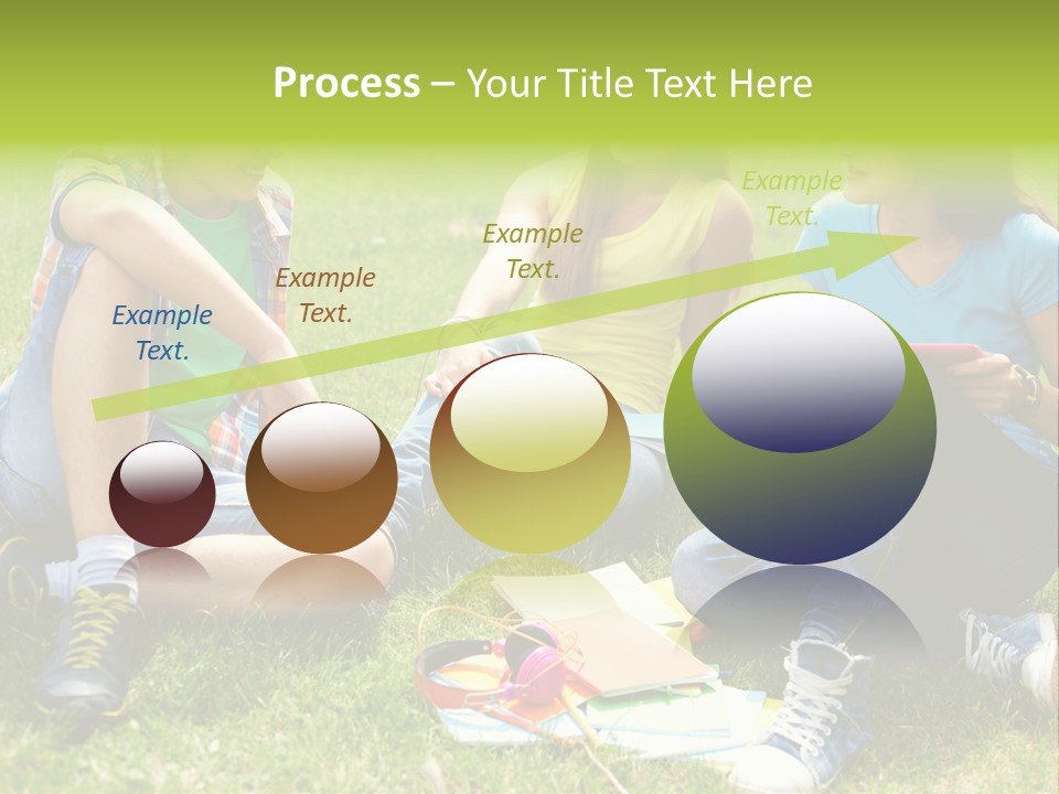 Modern Resting Pupils PowerPoint Template