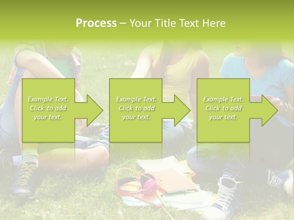 Modern Resting Pupils PowerPoint Template