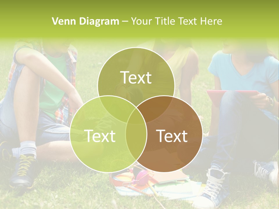 Modern Resting Pupils PowerPoint Template