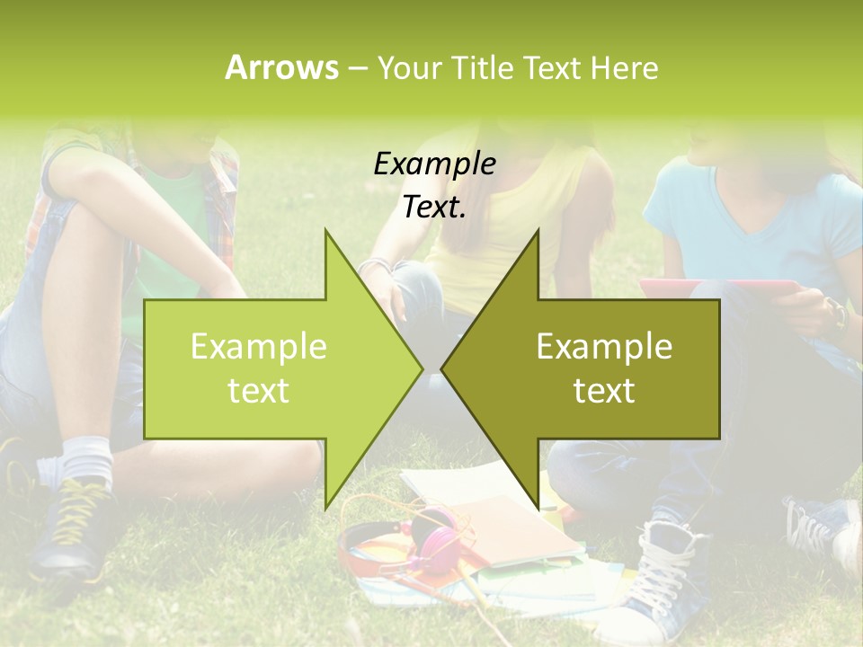 Modern Resting Pupils PowerPoint Template