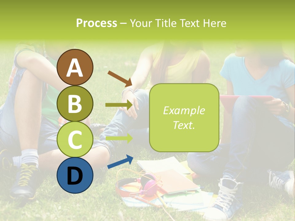 Modern Resting Pupils PowerPoint Template