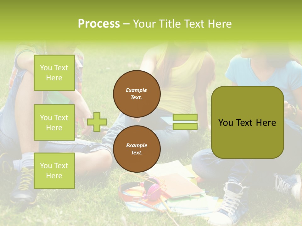 Modern Resting Pupils PowerPoint Template