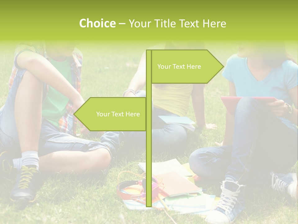 Modern Resting Pupils PowerPoint Template