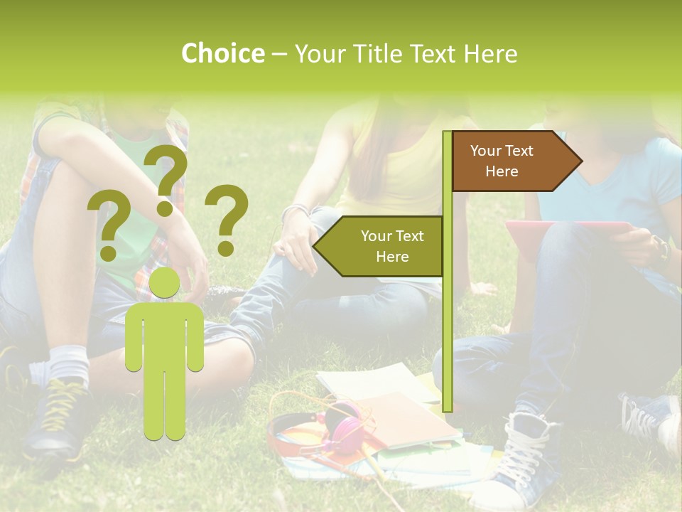 Modern Resting Pupils PowerPoint Template