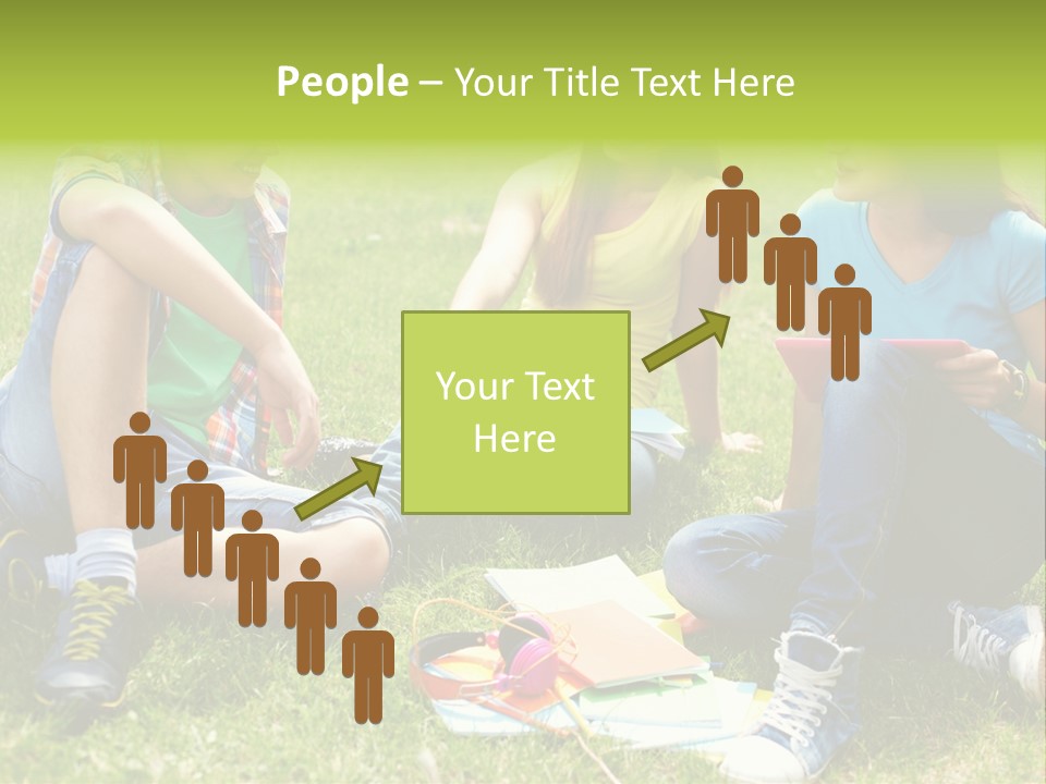 Modern Resting Pupils PowerPoint Template