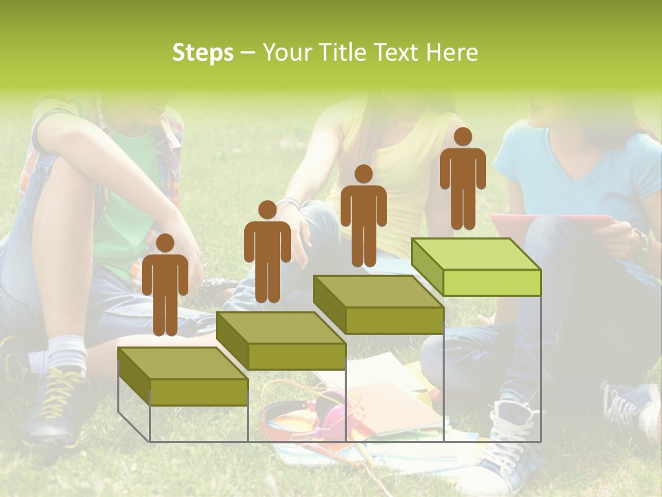 Modern Resting Pupils PowerPoint Template