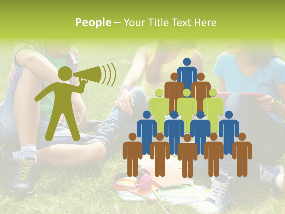 Modern Resting Pupils PowerPoint Template