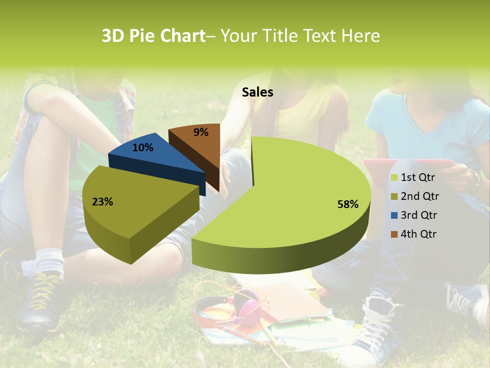 Modern Resting Pupils PowerPoint Template
