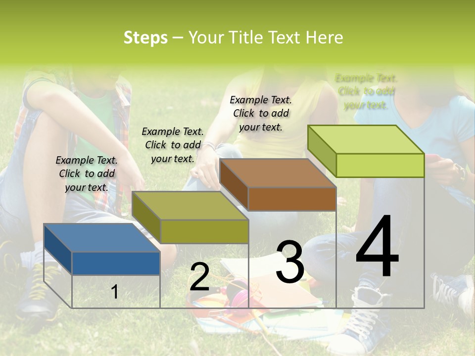 Modern Resting Pupils PowerPoint Template