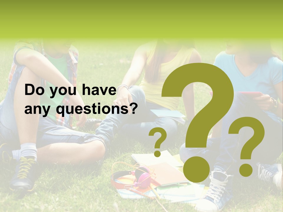 Modern Resting Pupils PowerPoint Template