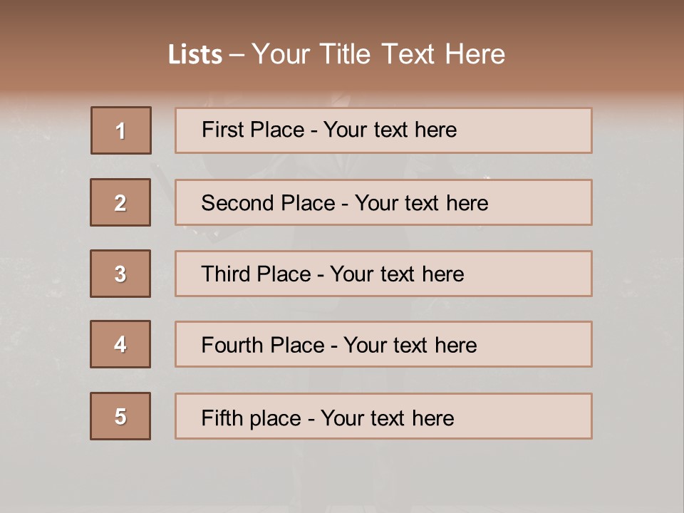 Fast Office Man PowerPoint Template