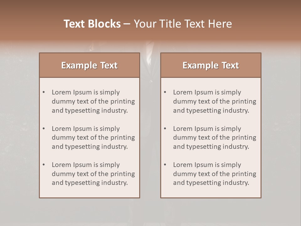 Fast Office Man PowerPoint Template