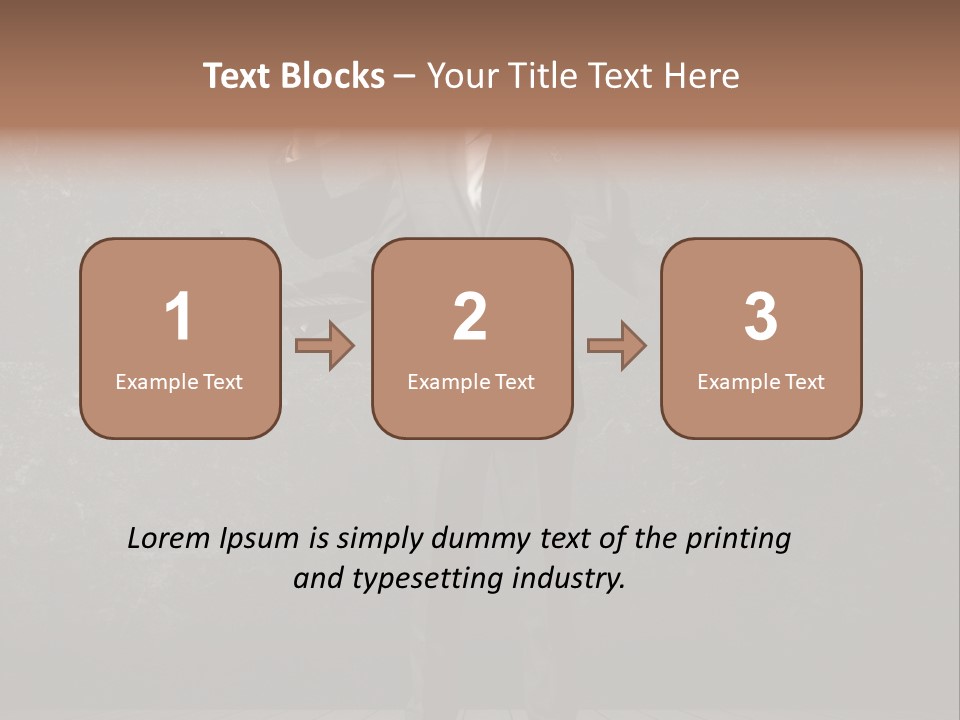 Fast Office Man PowerPoint Template