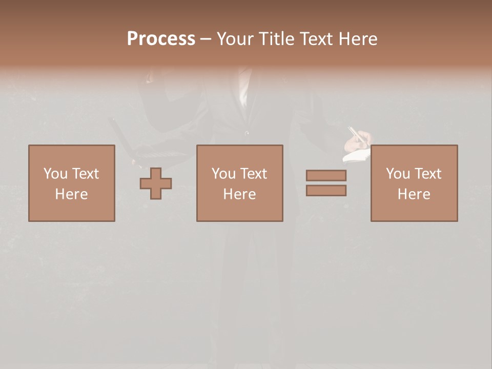 Fast Office Man PowerPoint Template