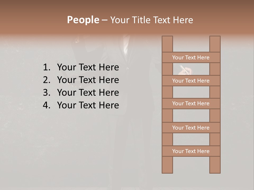 Fast Office Man PowerPoint Template