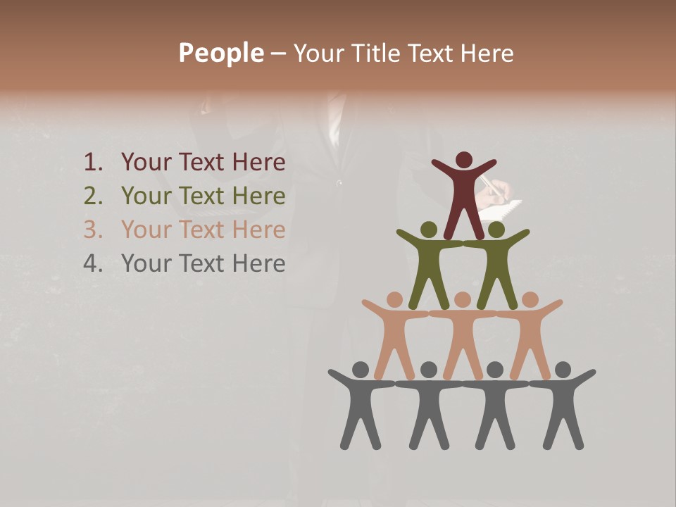 Fast Office Man PowerPoint Template