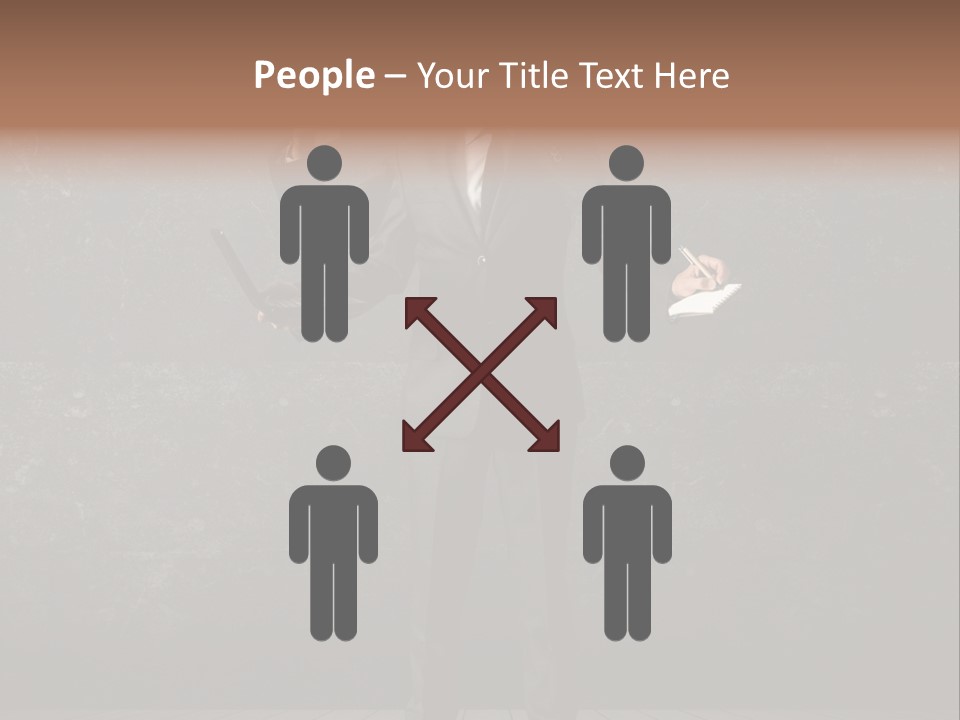 Fast Office Man PowerPoint Template