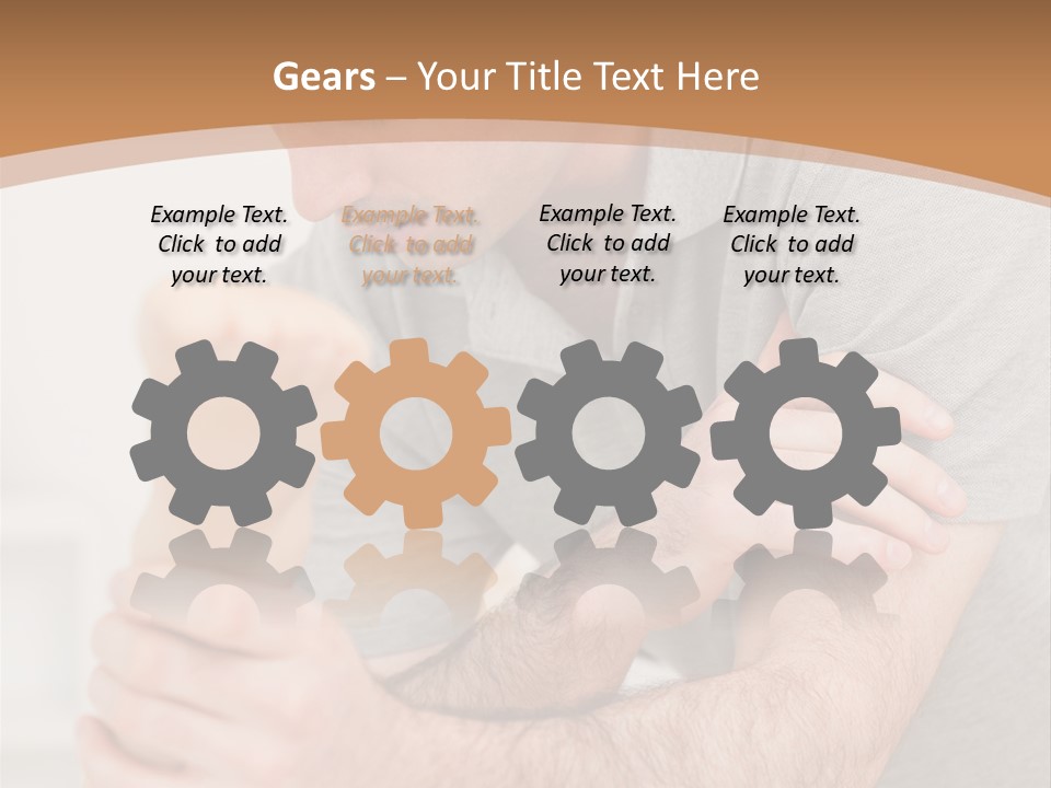 Holding Practitioner Fist PowerPoint Template