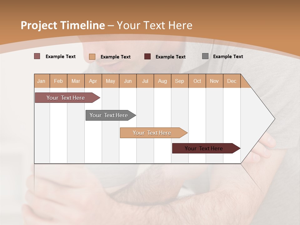 Holding Practitioner Fist PowerPoint Template
