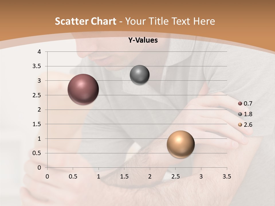 Holding Practitioner Fist PowerPoint Template