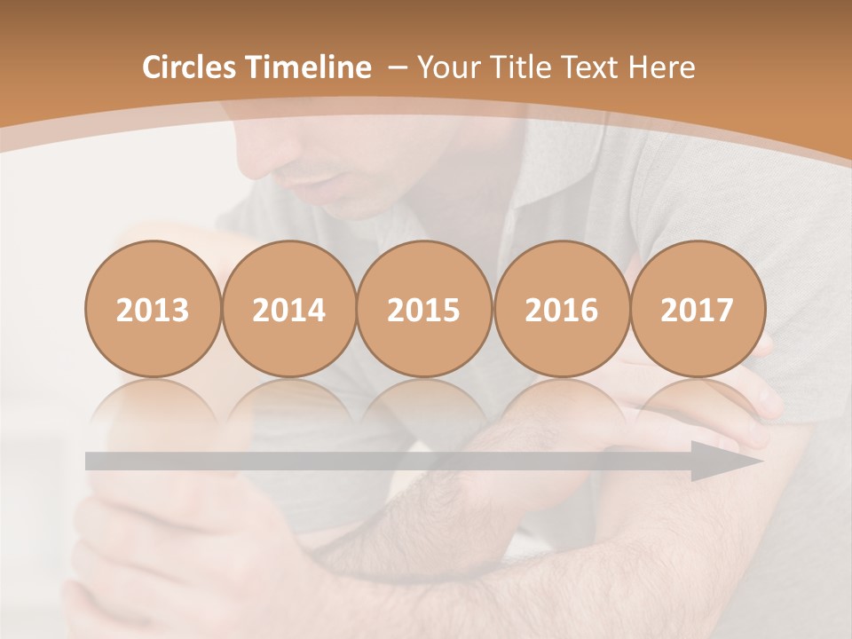 Holding Practitioner Fist PowerPoint Template