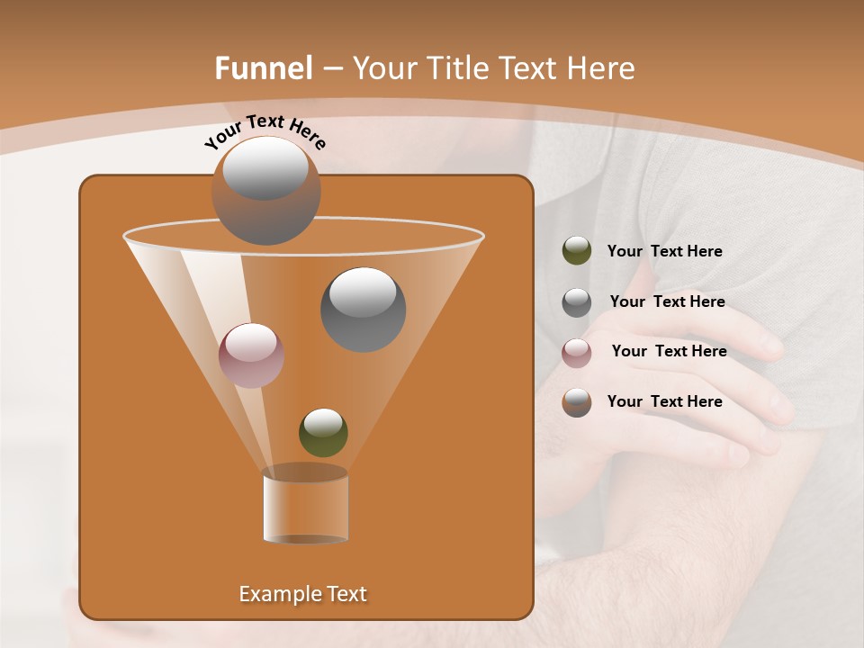 Holding Practitioner Fist PowerPoint Template