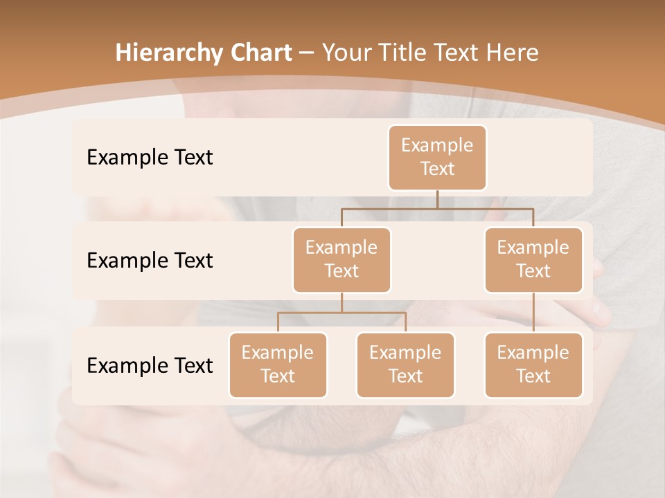 Holding Practitioner Fist PowerPoint Template