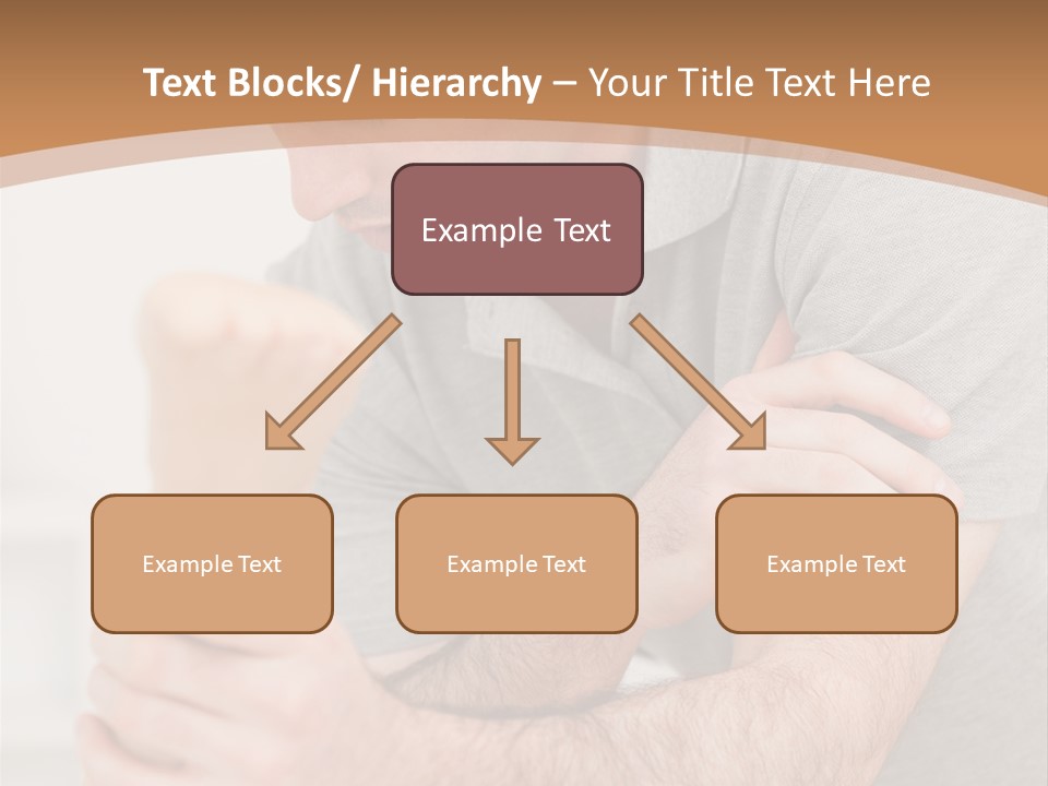 Holding Practitioner Fist PowerPoint Template