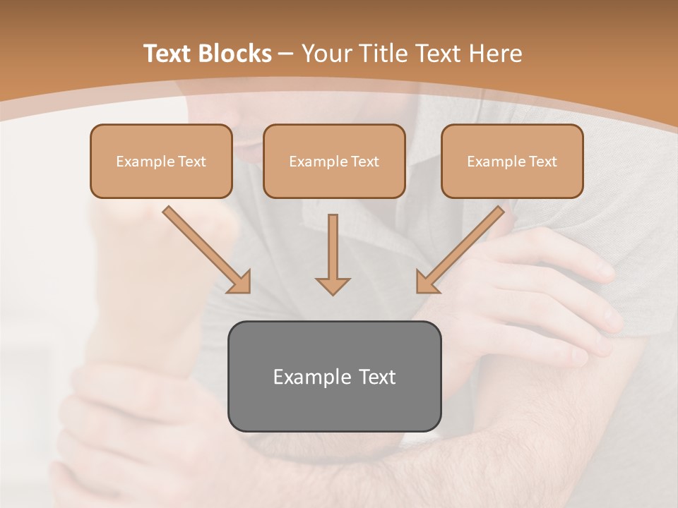 Holding Practitioner Fist PowerPoint Template
