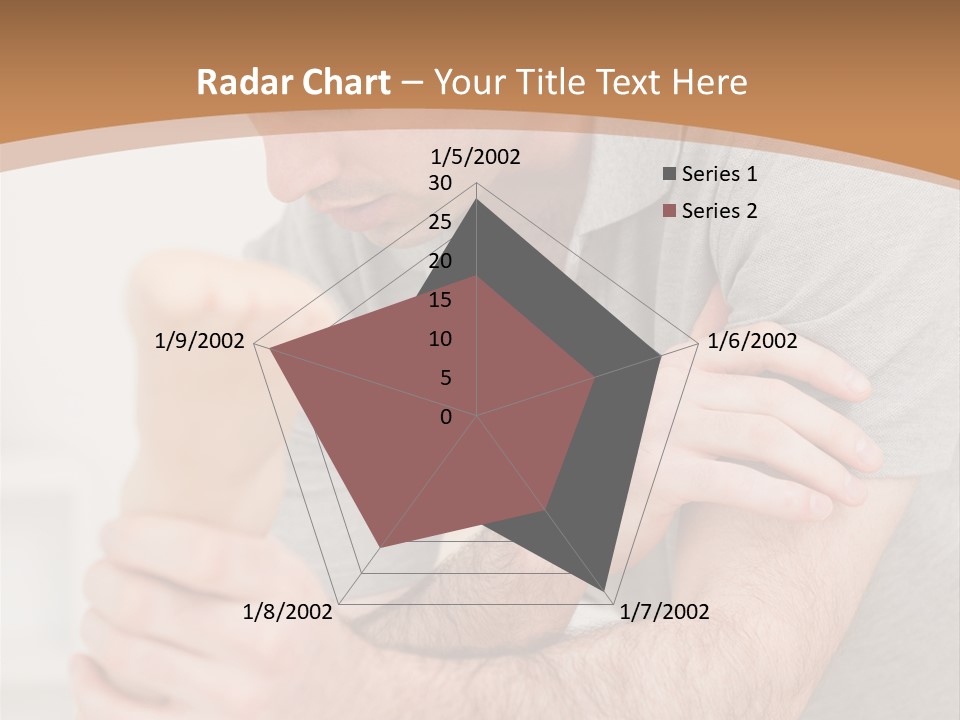 Holding Practitioner Fist PowerPoint Template