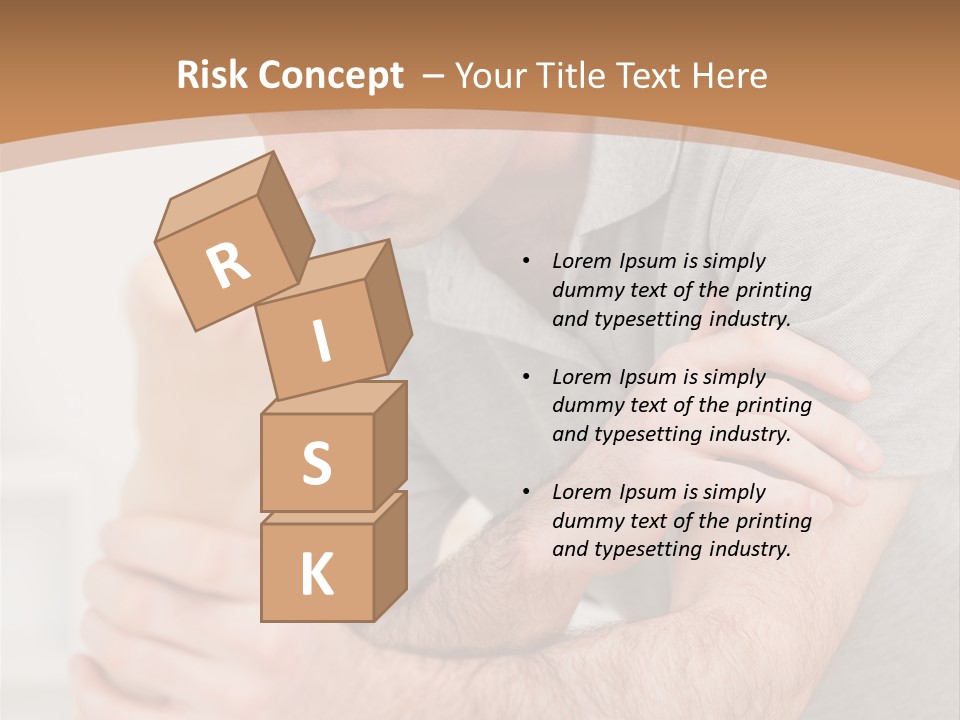 Holding Practitioner Fist PowerPoint Template