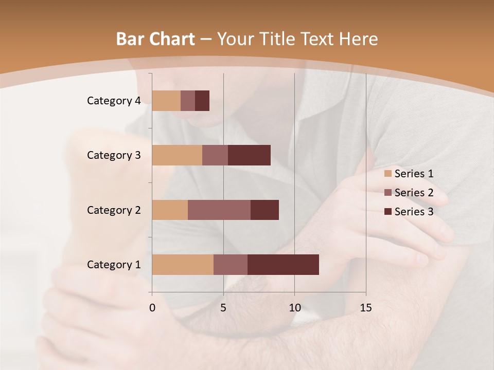 Holding Practitioner Fist PowerPoint Template