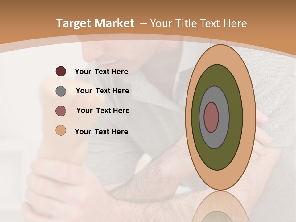 Holding Practitioner Fist PowerPoint Template