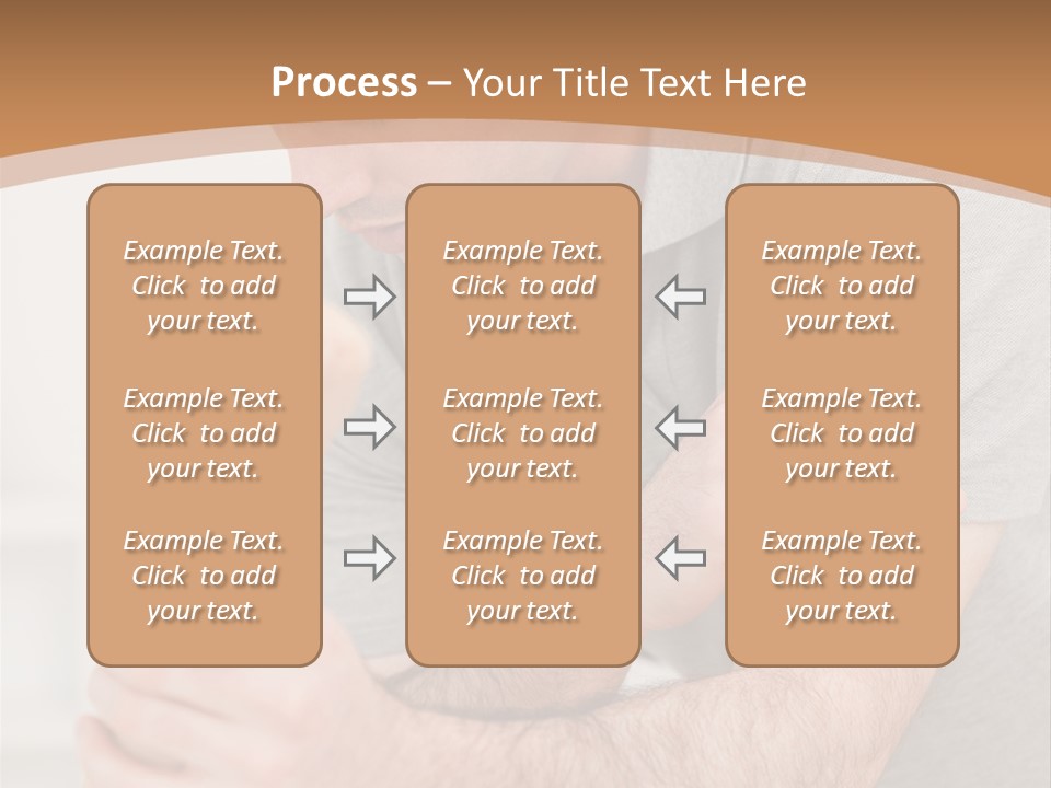 Holding Practitioner Fist PowerPoint Template