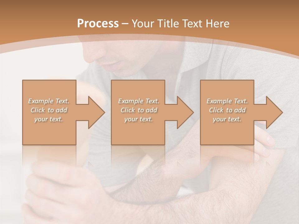 Holding Practitioner Fist PowerPoint Template