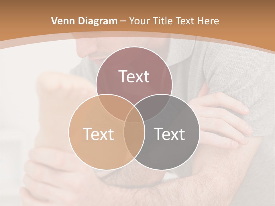 Holding Practitioner Fist PowerPoint Template